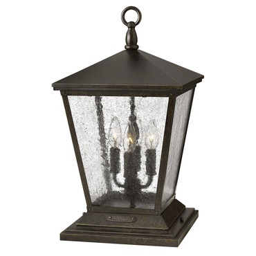 Trellis 120V Outdoor Pier Mount Lantern | Hinkley Lighting at Lightology Trellis 120V Outdoor Pier Mount Lantern