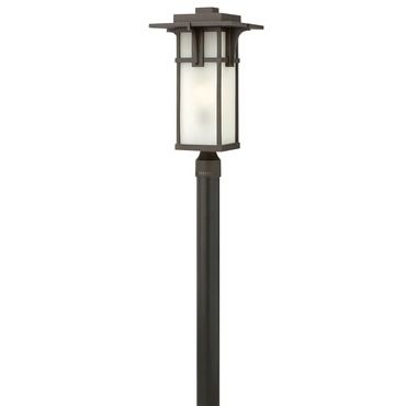 Manhattan 120V Outdoor Post / Pier Mount Lantern | Hinkley Lighting at Lightology Manhattan 120V Outdoor Post / Pier Mount Lantern
