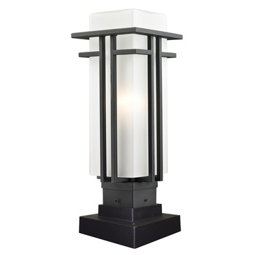 Abbey Square Outdoor Pier Mount | Z-Lite at Lightology Abbey Square Outdoor Pier Mount