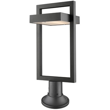 Luttrel Pier Mounted Post Light | Z-Lite at Lightology Luttrel Pier Mounted Post Light