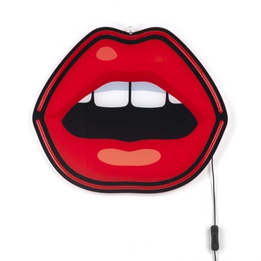 Blow Mouth LED Lamp | Seletti at Lightology Blow Mouth LED Lamp